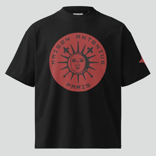 Oversized High Neck T-Shirt - MAISON ANTONIUS - T-Shirt - MAISON ANTONIUS