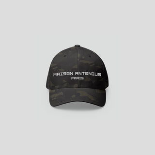 Camo Embroidered Baseball Hat - MAISON ANTONIUS