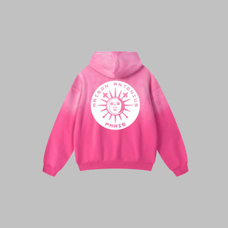 PINK HEAVYWEIGHT OVERSIZED HOODIE - Maison Antonius® - Maison Antonius®